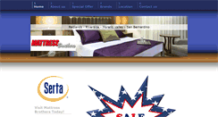 Desktop Screenshot of mattress-brothers.com